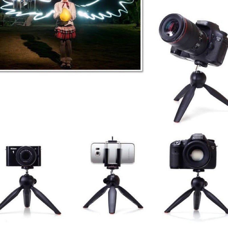 Tripod YUNTENG XH228 Free Holder U Tripod Mini YUNTENG Panoramic Rotation