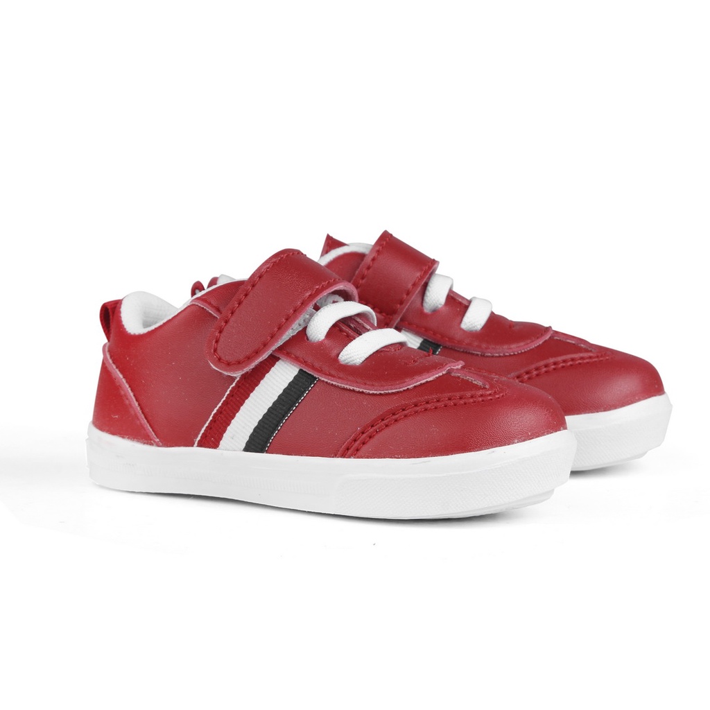 sepatu sneakers anak unisex merah sintetis PGC MERAH