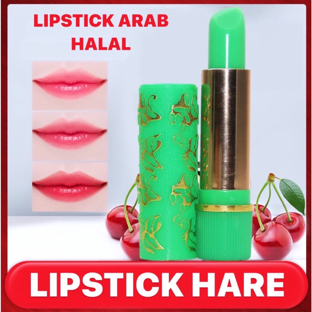 BAJ Lipstick Hare Arab Halal - Lip balm Hare - Lipstick Import Pemerah Bibir - Pelembab Bibir AK037