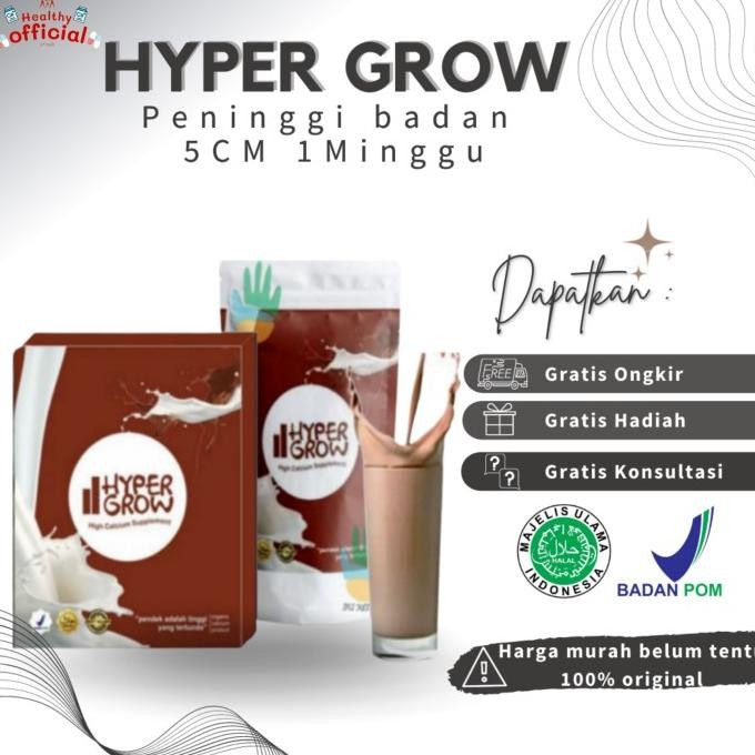 

[ORDER NOW] HYPER GROW UP OBAT SUSU SUPLEMEN PENAMBAH TINGGI BADAN - 2 Kapsul