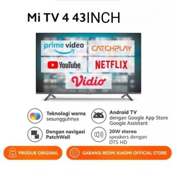 mi tv 4 led 43 inch xiaomi smart android