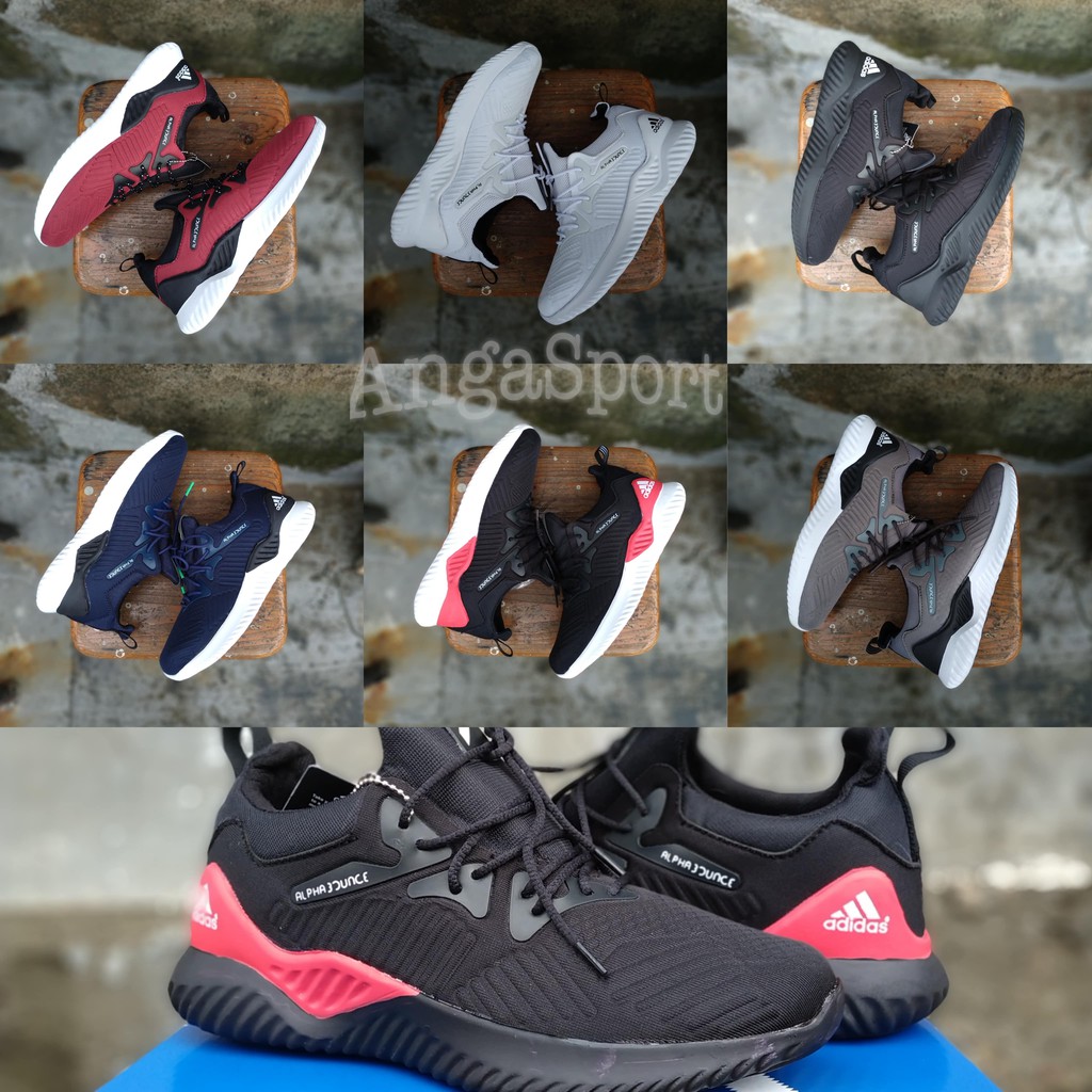 SEPATU PRIA ADIDAS ALPHABOUNCE BEYOND RUNNING SEPATU SENAM COWOK CEWEK MADE IN VIETNAM PREMIUM