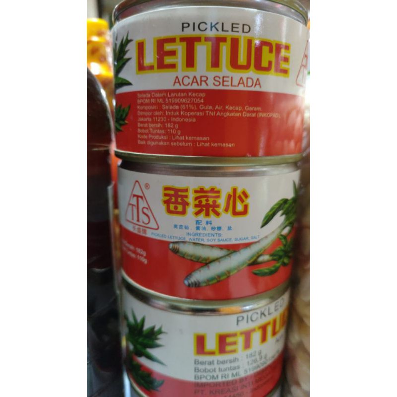 

Caisim kaleng / pickled lettuce/ selada air / veg