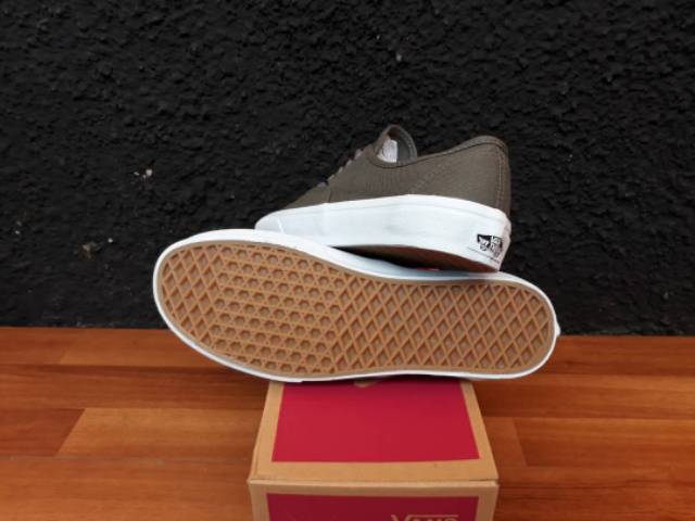 VANS AUTHENTIC MONO GREY PREMIUM BNIB MADE IN CHINA WAFFLE DT Size 40/41/42/43/44