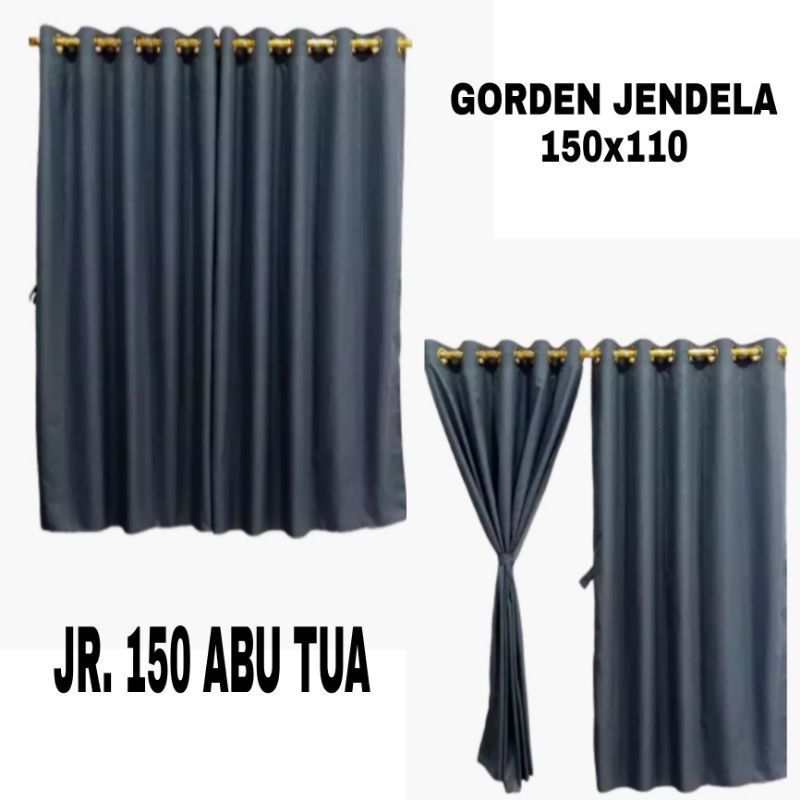 GORDEN TIRAI JENDELA RING 150 cm MINIMALIS