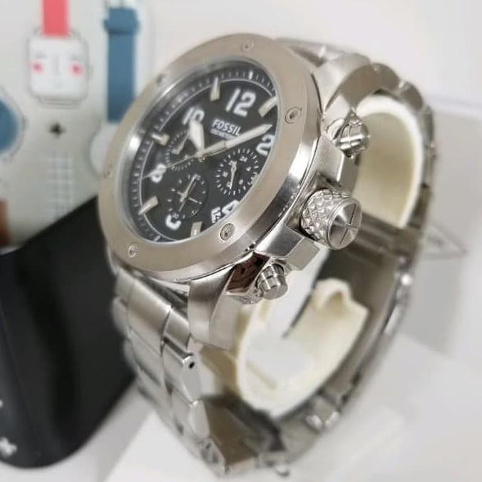 Fossil Fs4926 Silver 45mm Original