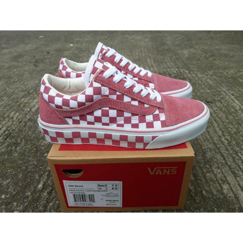 vans cheker board pink import vietnam wanita sepatu vans cewe pink sepatu vans murah import wanita