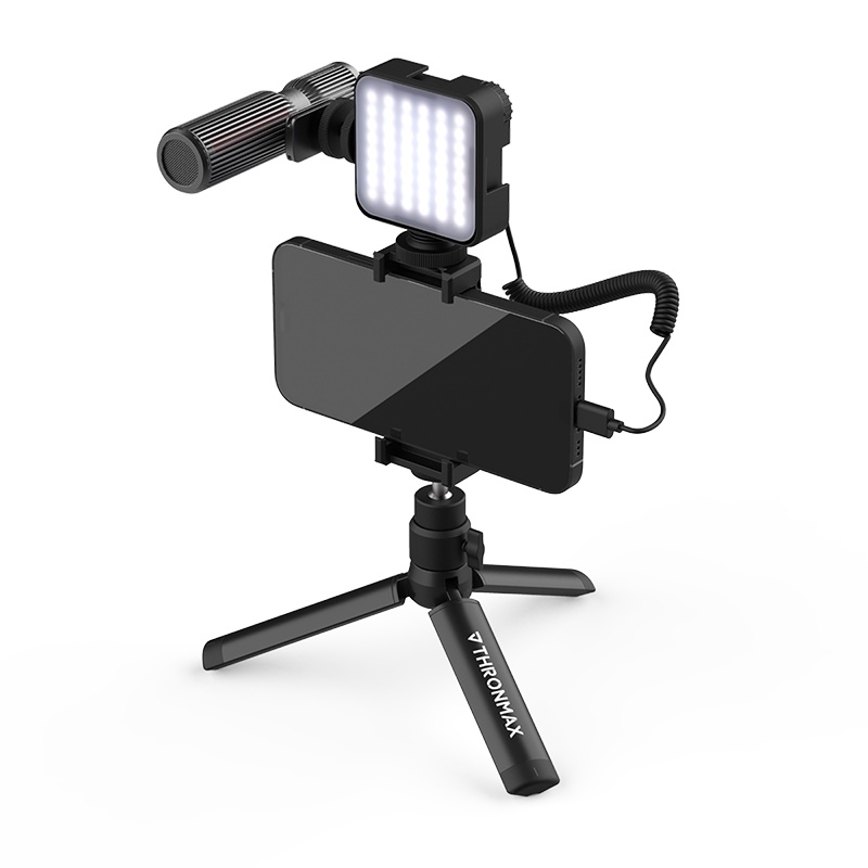 Thronmax C1P / C1 P StreamMic Vlogging Vlogger Kit With Tripod and LED