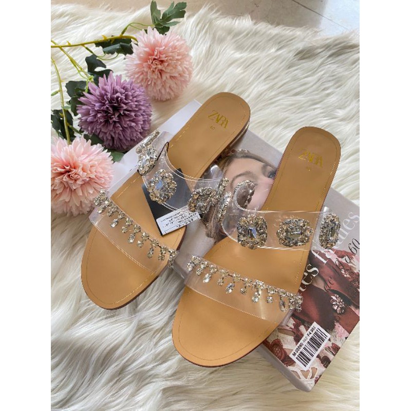 SANDAL WANITA ZARA ORIGINAL ZARA ori ZR SANDAL FLAT ZARA ORI FLAT IMPORT MURAH CANTIK BRANDED