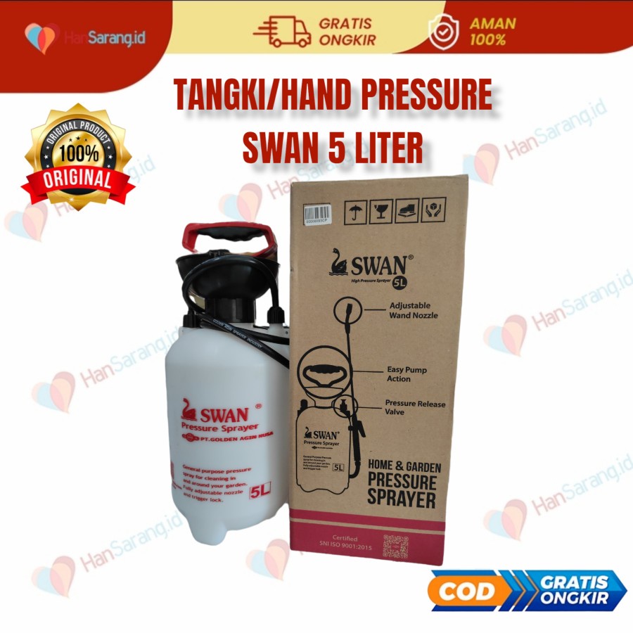 Tangki Sprayer Swan 5 Liter Semprotan Hand Sprayer