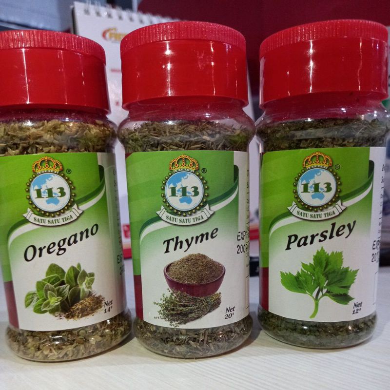 

OREGANO LEAVES / PARSLEY / THYME HERBS