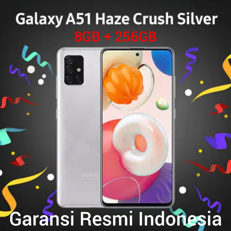Samsung Galaxy A51 8/256 NFC SEIN Garansi Resmi RAM 8GB 256GB RAM8 8GB/256GB 8/128 6/128