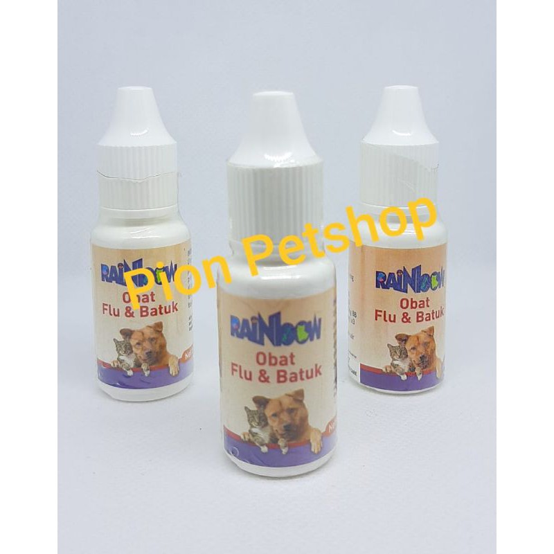 RAINBOW OBAT FLU &amp; BATUK KUCING 8 ML