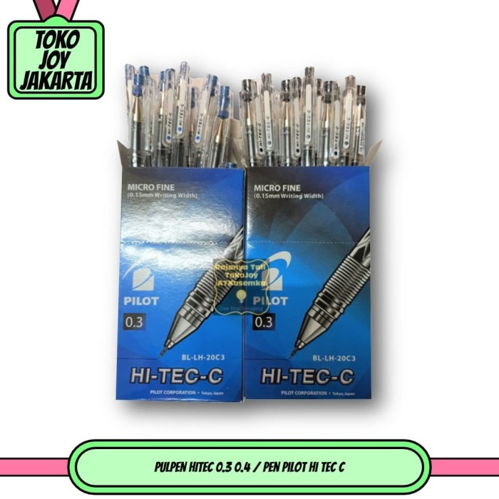 

MURAH Pulpen HITEC 0.3 0.4 / Pen Pilot Hi Tec C - Hitam