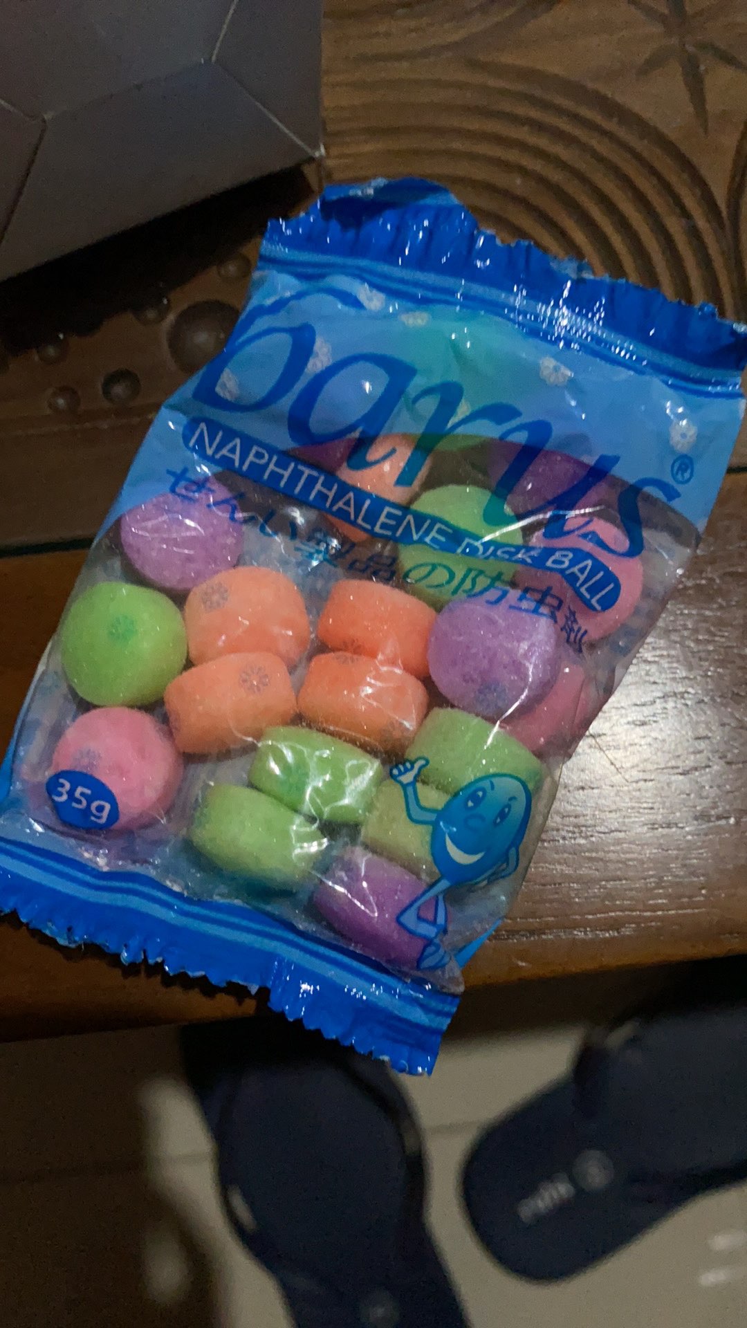 Kamper Bola Warna Wangi - Kamper Barus Sachet 35gr