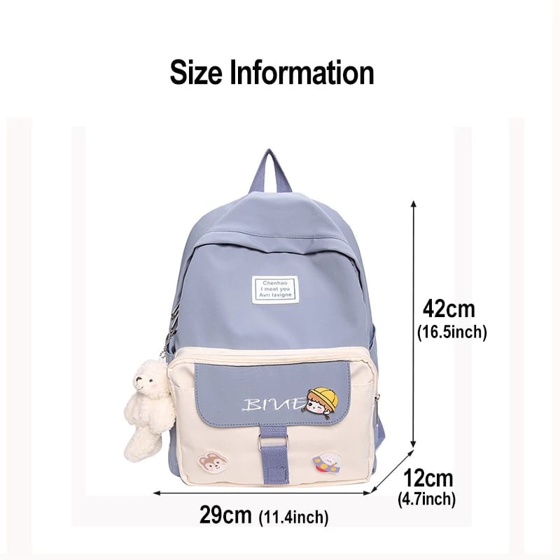 Tas Sekolah TK SD Ransel Anak Perempuan Backpack Wanita dan lakilaki-5