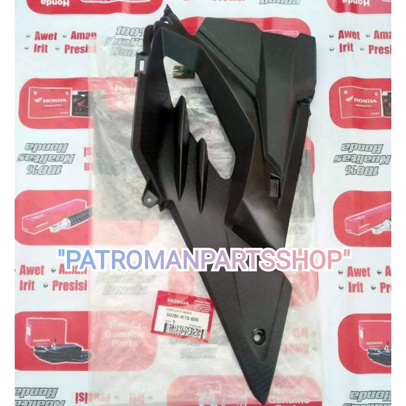 SHROUD R INNER DUDUKAN SAYAP KANAN COVER SAYAP TANGKI CB150R NEW V3 50280K15600