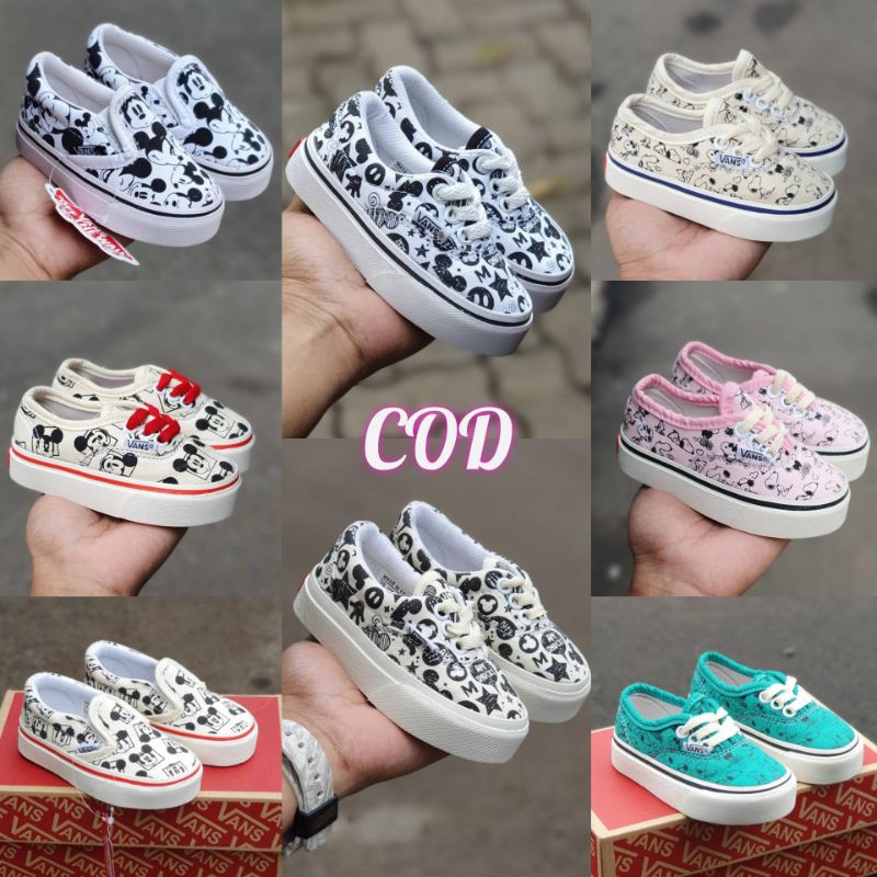 SEPATU VANS SLIP ON ANAK KIDS SIZE 21-30