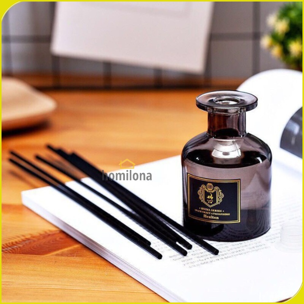 Pengharum Ruangan Reed Diffuser Stik Lidi Rotan Pewangi Parfum Rattan Sticks - Royal Didi DF-167 50ml Aroma Lavender Lemon Sandalwood Hilton