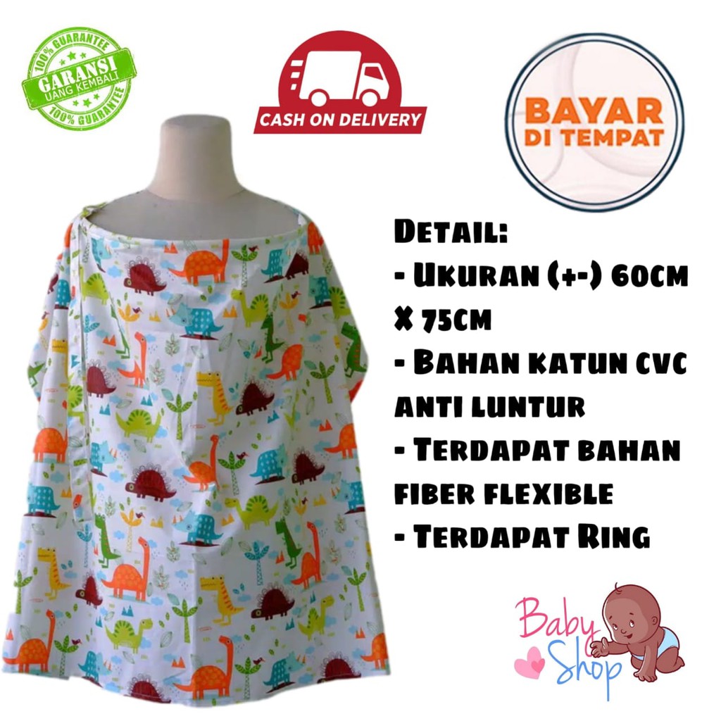  COD AP03 NURSING COVER APRON MENYUSUI  KAIN PENUTUP  