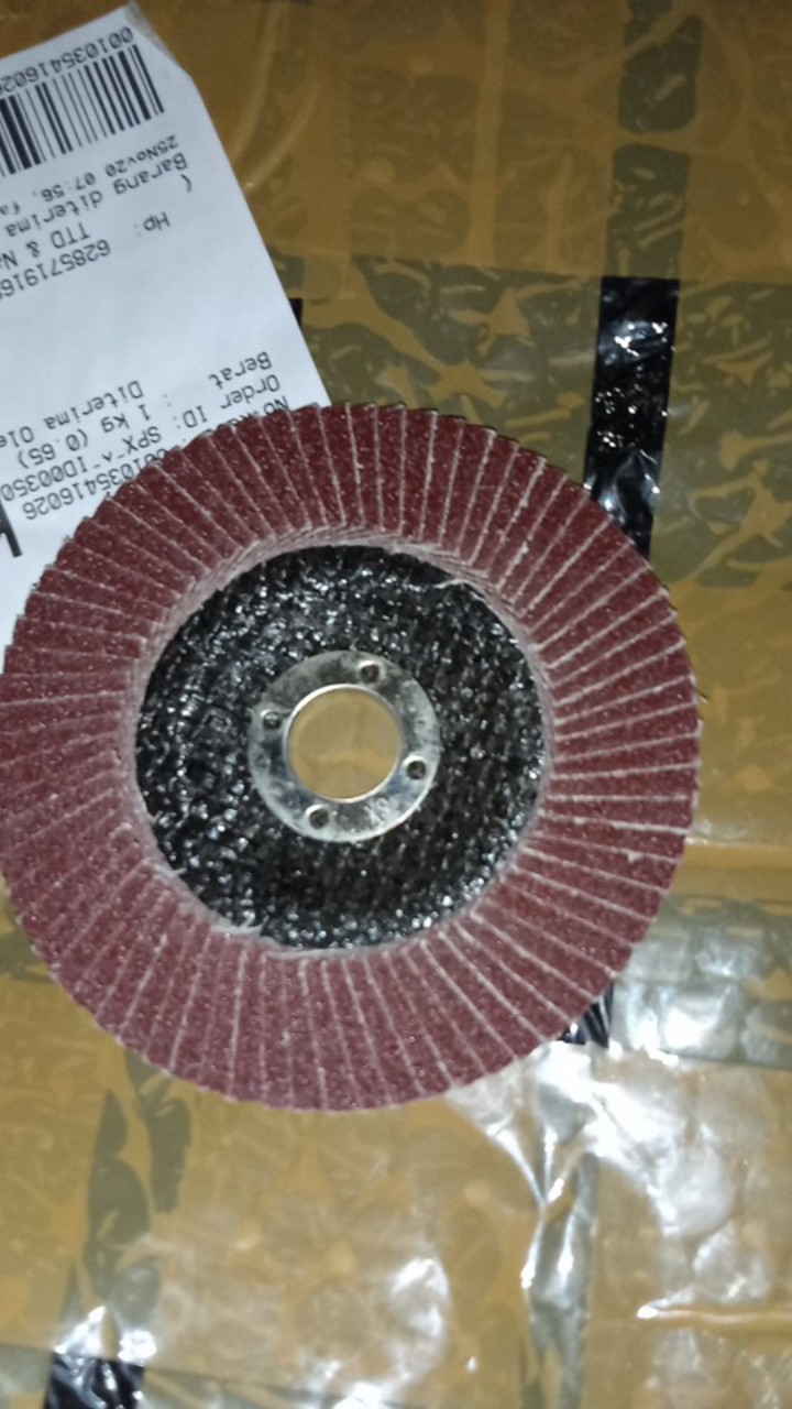 Amplas Susun Gerinda Amplas Flap Disc