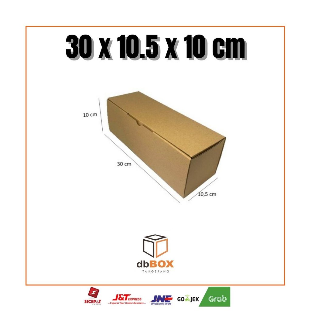 

Kardus 30x10.5x10 cm | Box Die Cut dan Easy Usage | Box Kue | Box Snack | Box Aksesoris