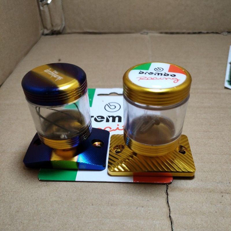 Stempel Minyak Rem Tutup Tabung Minyak Rem Brembo CNC Vixion Fu PCX Verza GL TIGER Megapro