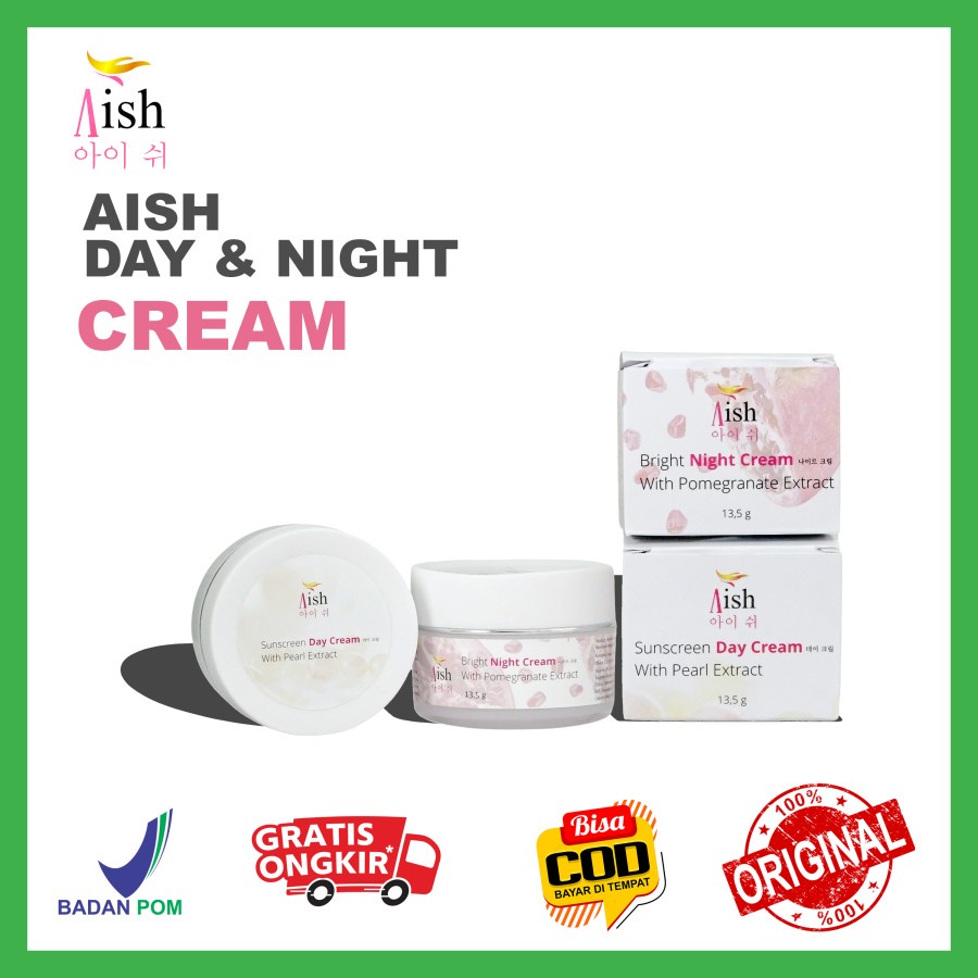 Aish Sunscreen Day Cream Krim Wajah Original Korea Skincare Krim Siang Original BPOM