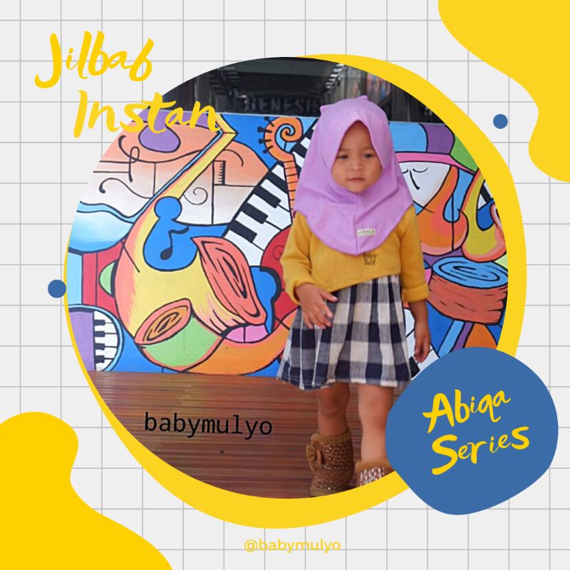 Jilbab Instan Abiqa Series Anak // Jilbab Instan Anak