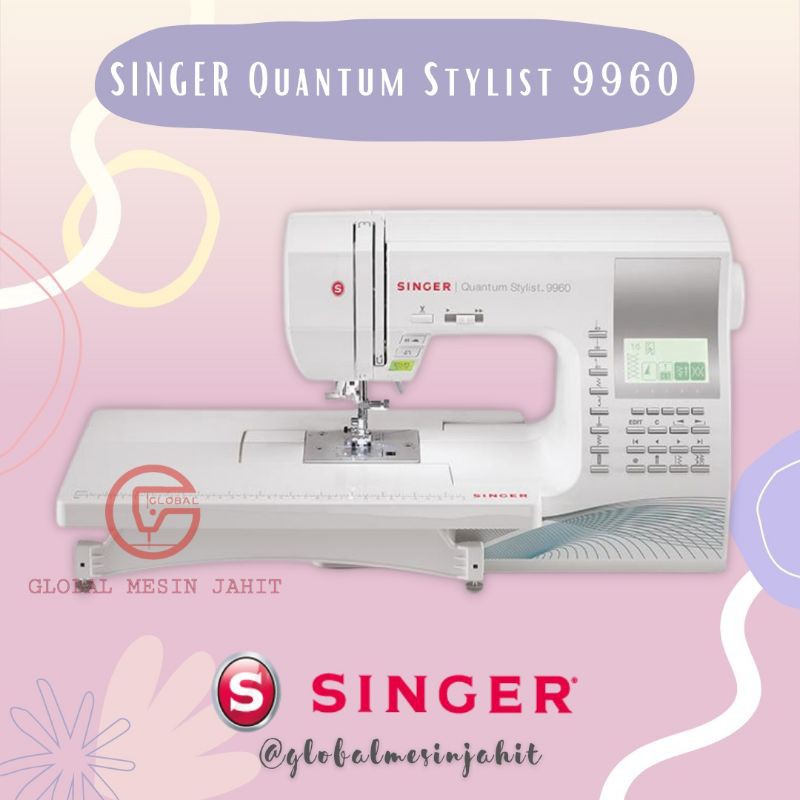 Mesin Jahit Elektrik Portable SINGER Quantum 9960