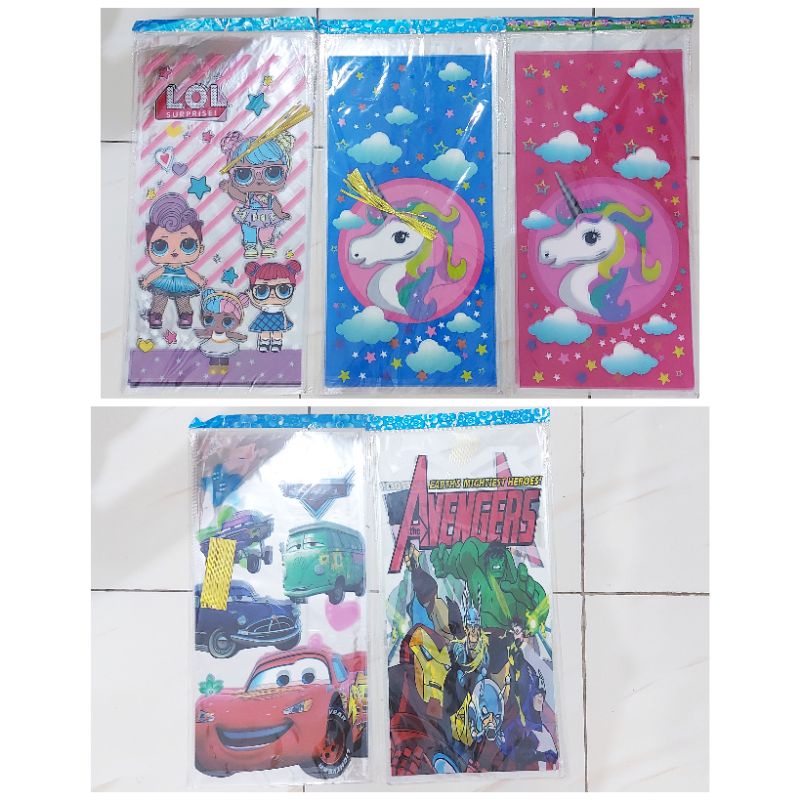 

Plastik Bingkisan Snack Ulang Tahun Besar, Plastik Souvenir Ultah Besar