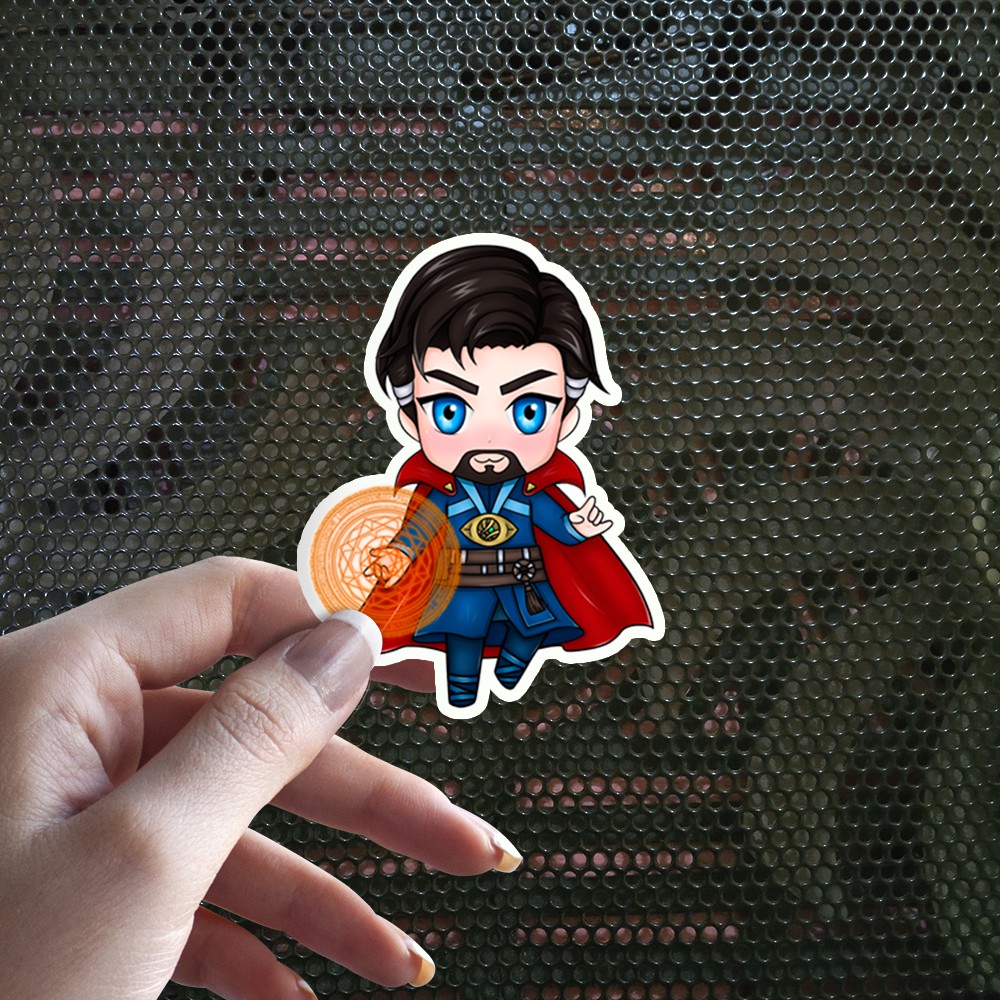 

Sticker Decal Vinyl Tahan Air Doctor Strange Chibi