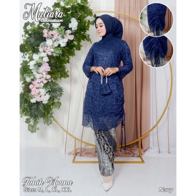 TUNIK MOANA // BAHAN BRUKAT FULL PREMIUM // By Mutiara Collection