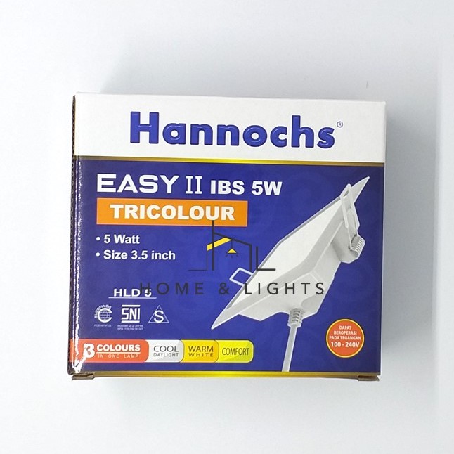 Downlight LED Tricolor Easy II Hannochs 5W