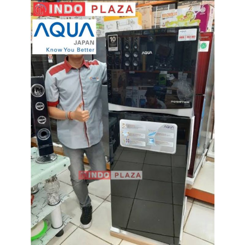 KULKAS AQUA 2 PINTU INVERTER AQR-D275R