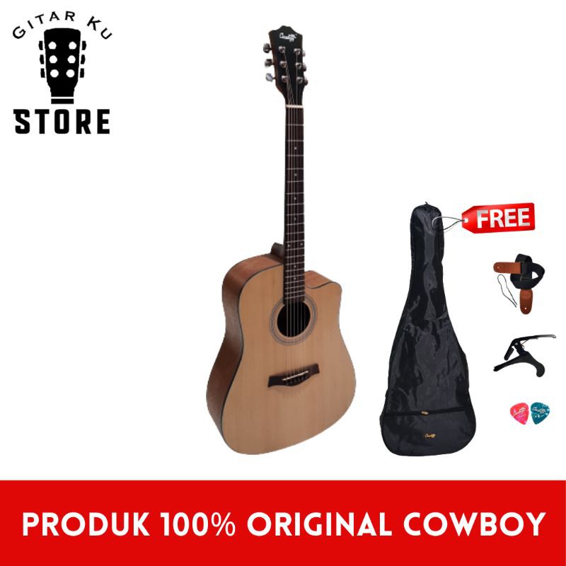 Gitar Akustik Jumbo Cowboy GWC-240NA GWC 240NA Original