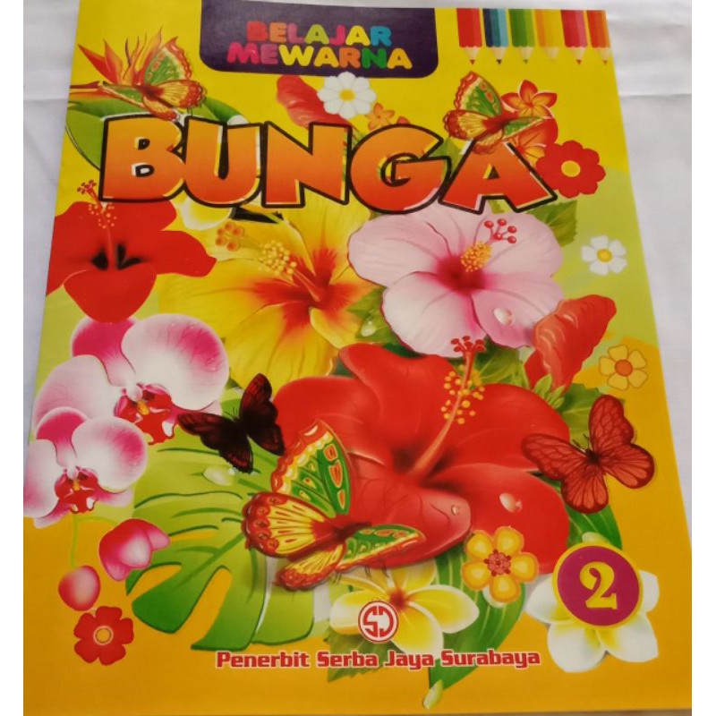 (SERI TIPIS 1) BUKU MEWARNAI / BUKU ANAK ANAK EDUKASI BELAJAR MEWARNA