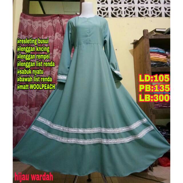 {COD}GAMIS SYARIFAH//GAMIS WOLFIS PREMIUM LIST RENDA TERLARISSS-1