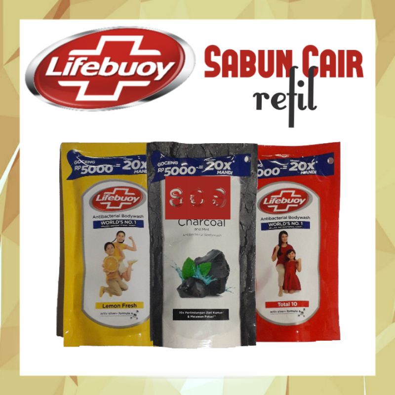 《OS3》 Lifebuoy Sabun Cair Refil