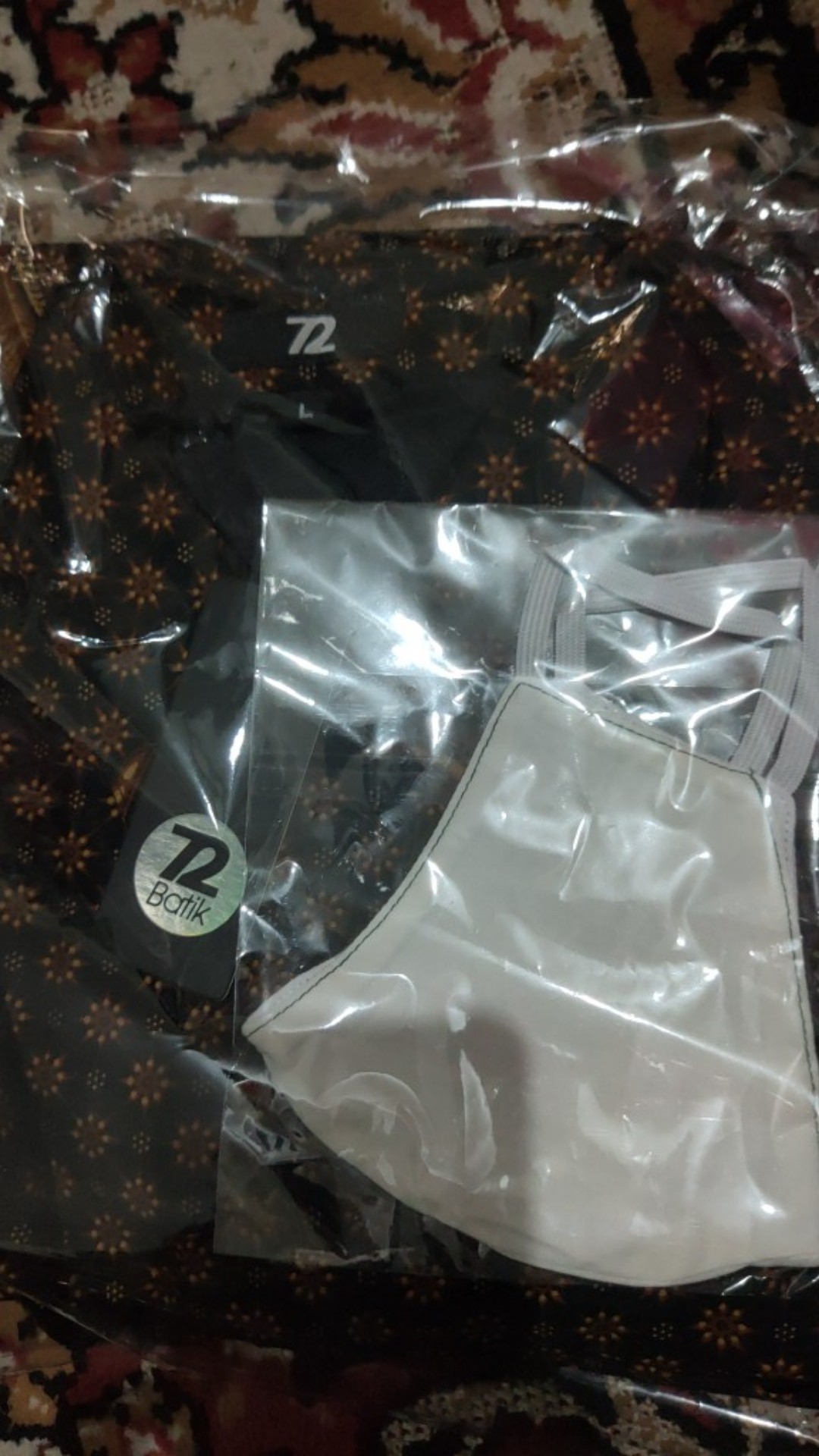 Kemeja Batik Premium Hem Lengan Panjang Lawasan Jogja Solo Sogan Truntum Gurdo Coklat 725614 Cap 72