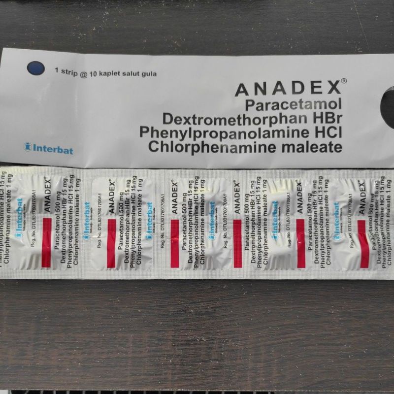 Jual Anadex Tablet (1strip/10tablet) | Shopee Indonesia