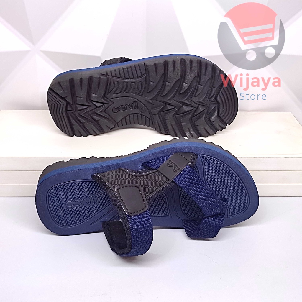 Carvil Gibson Sandal Anak Cowok Sendal Gunung Jepit Jempol Outdoor Anak Laki-Laki Original Carvil Berkualitas