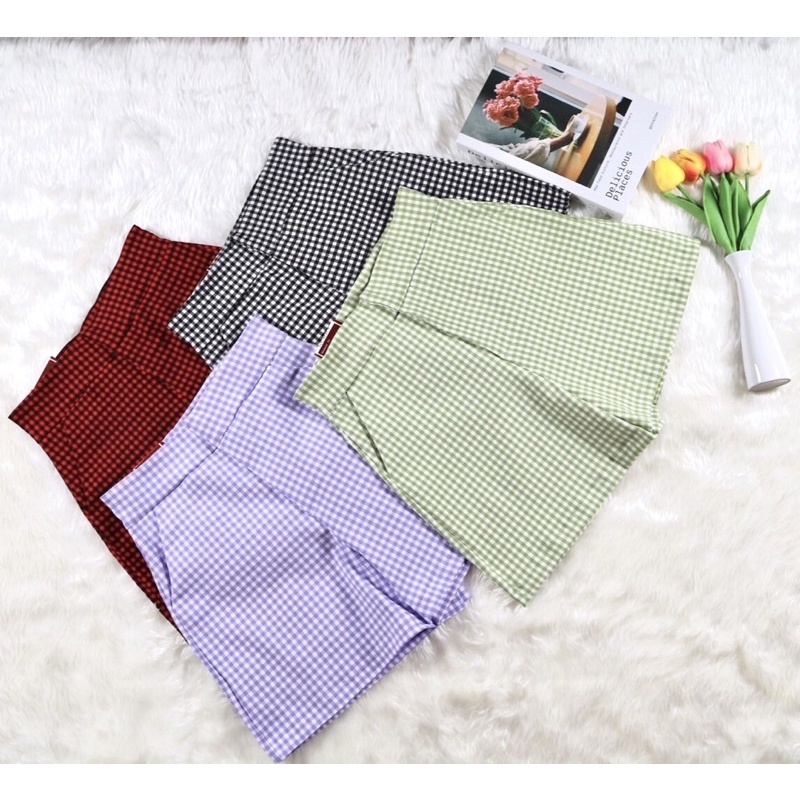 CELANA PENDEK TON BEWRY MODEL KOTAK | CELANA HIGHWAIST BANGKOK (CLBRY028)