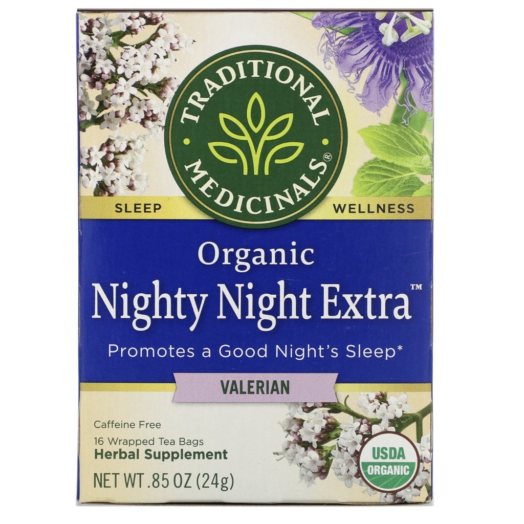 

Traditional Medicinals Organic Nighty Night Extra 16 Wrapped Tea Bags