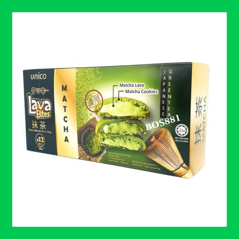 

Biskuit Rasa Krim Green Tea 120g isi 12pcs