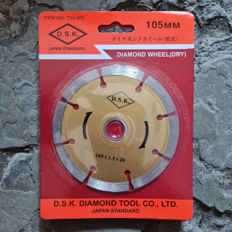 MATA POTONG KERAMIK 4&quot; BASAH DSK / DIAMOND WHEEL WET