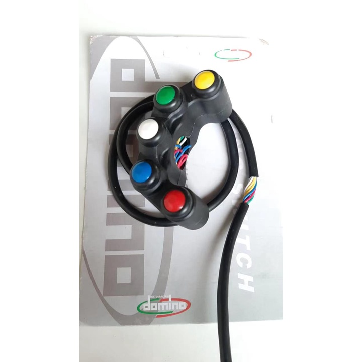 Saklar Motor Domino Saklar 5 Tombol Modifikasi Variasi On Off Universal