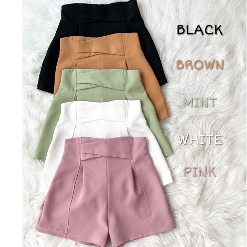 ilook | Momo Pant | Celana Pendek Momo | Celana Pendek Wanita | Celana Korean Style Bahan Crepe