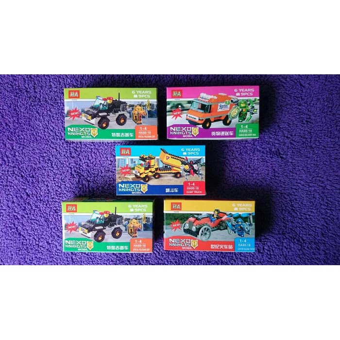 brick lego nexo knihgts mobil - lego kw HA - souvenir ultah