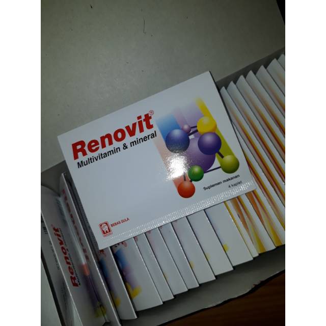 RENOVIT STRIP 4 TABLET MULTIVITAMIN MINERAL DAYA TAHAN TUBUH